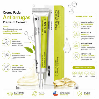 Celimax™ | Crema Facial Rejuvenecedora Antiarrugas