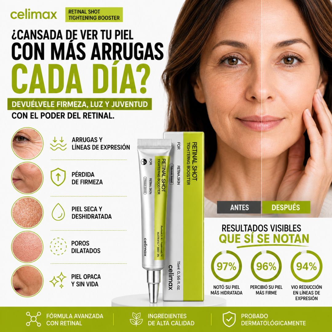 Celimax™ | Crema Facial Rejuvenecedora Antiarrugas